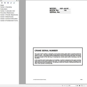 Link Belt Crane HSP 8022C Operation Manual (1)