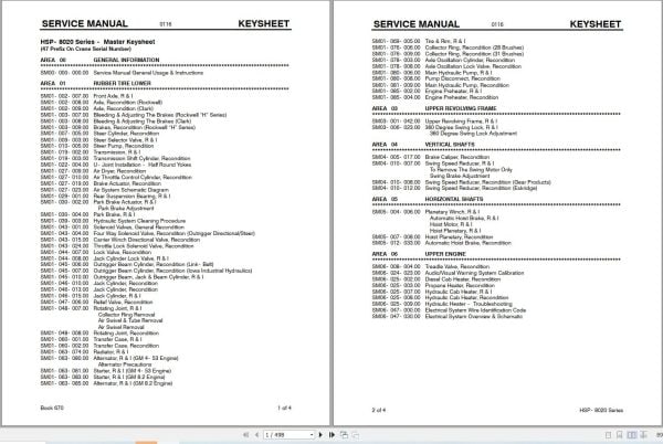 Link Belt Crane HSP 8028S Service Manual (1)