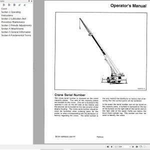 Link Belt Crane HSP 8030 Operation Manual (1)