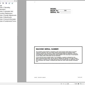 Link Belt Crane HSP 8035S Operation Manual (1)