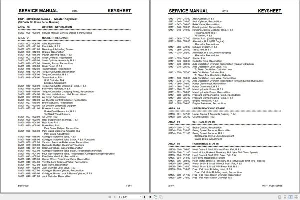 Link Belt Crane HSP 8055 Service Manual (1)