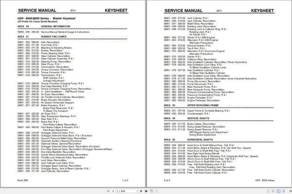 Link Belt Crane HSP 8060 Service Manual (1)