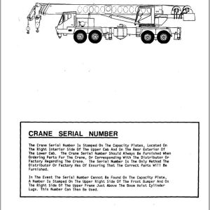 Link Belt Crane HTC 1040 Operation Manual (1)