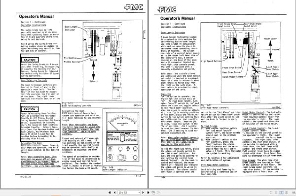Link Belt Crane HTC 14 Operation Manual 396A (2)