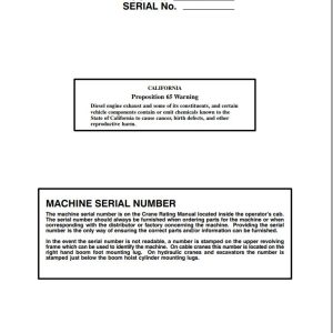 Link Belt Crane HTC 20 Operation Manual 396A (1)