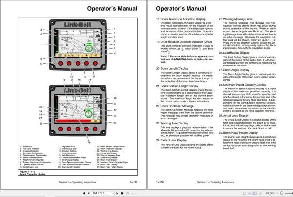 Link Belt Crane HTC 3140 Operation Manual (2)
