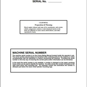 Link Belt Crane HTC 45W Operation Manual 413 (1)