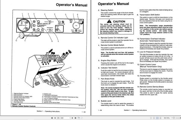 Link Belt Crane HTC 814 Operation Manual (2)