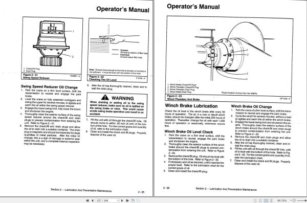 Link Belt Crane HTC 814XL Operation Manual (2)