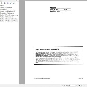 Link Belt Crane HTC 825S Operation Manual (1)