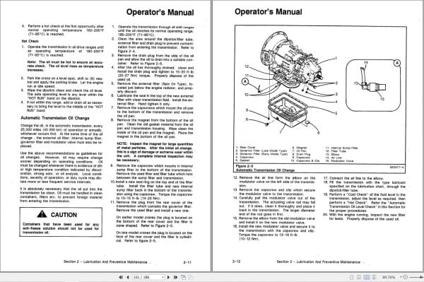 Link Belt Crane HTC 825S Operation Manual (2)