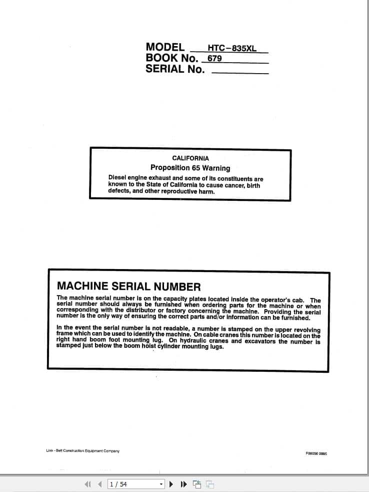 Link Belt Crane HTC 835Xl Operation Manual 679 (1)