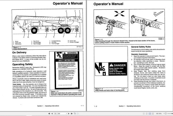 Link Belt Crane HTC 860 Operation Manual (2)