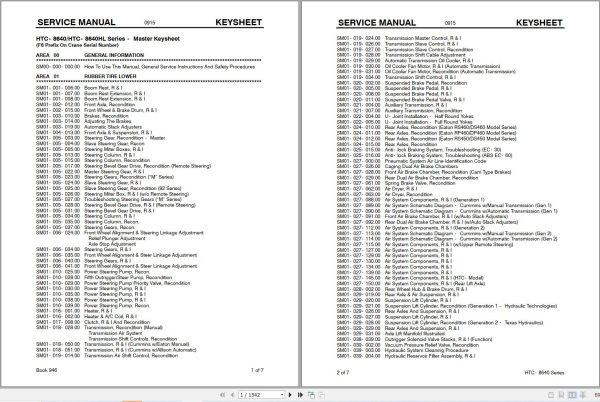 Link Belt Crane HTC 8640 Service Manual (1)