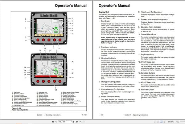 Link Belt Crane HTC 8640SL Operation Manual (2)