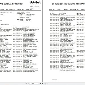 Link Belt Crane HTC 8640XL II Service Manual (1)