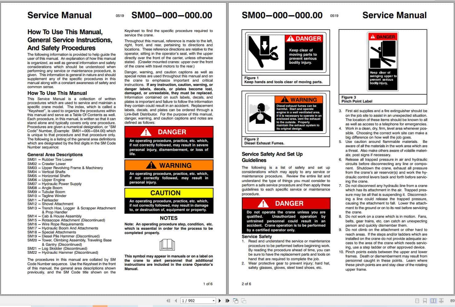 Link Belt Crane HTC 8660XLB Service Manual (1)