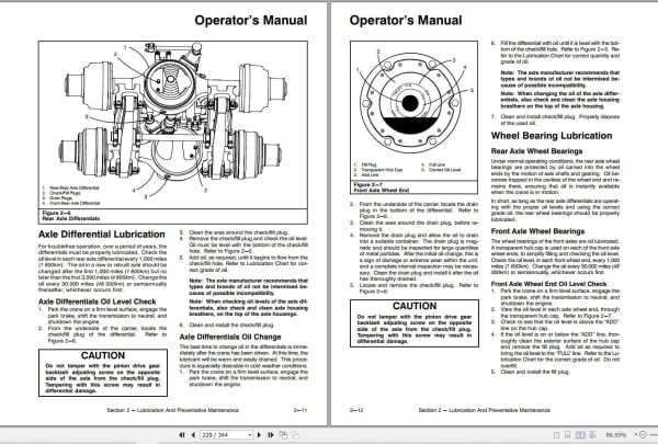 Link Belt Crane HTC 8660XP II Operation Manual (2)