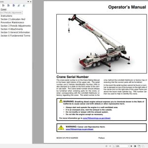 Link Belt Crane HTC 8675 II Operation Manual (1)