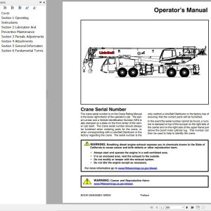 Link Belt Crane HTT 86100 Operation Manual (1)