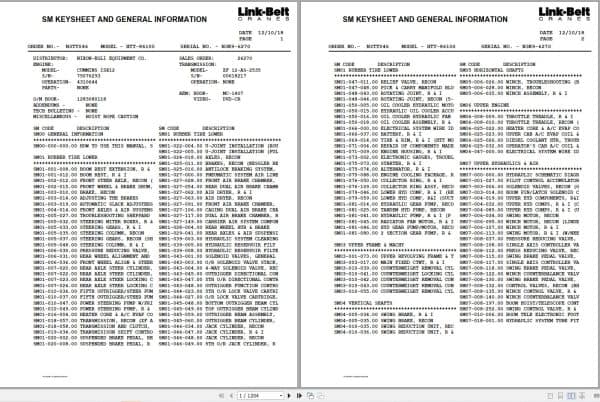 Link Belt Crane HTT 86100 Service Manual (1)