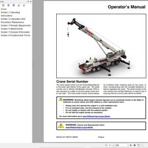 Link Belt Crane HTT 8675 II Operation Manual (1)