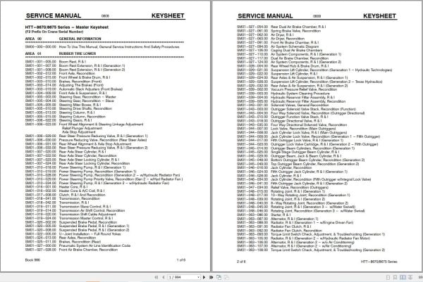 Link Belt Crane HTT 8675 Service Manual (1)