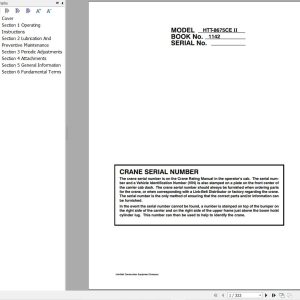 Link Belt Crane HTT 8675CE II Operation Manual (1)