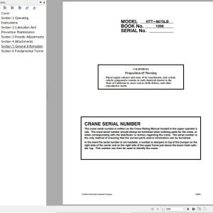 Link Belt Crane HTT 8675LB Operation Manual (1)