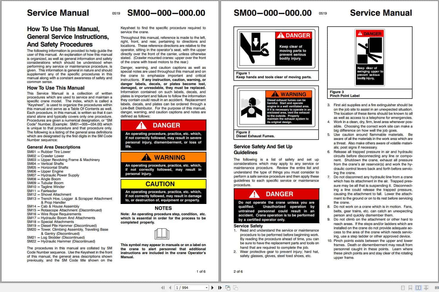 Link Belt Crane HTT 8675LB Service Manual (1)