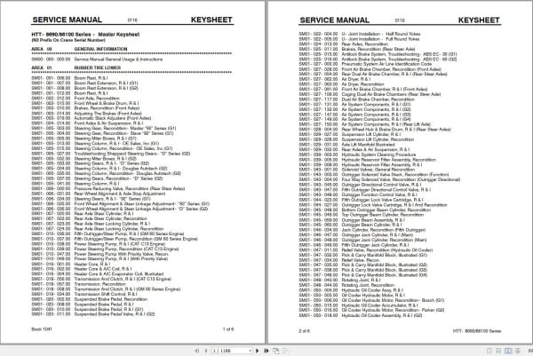 Link Belt Crane HTT 8690 Service Manual (1)
