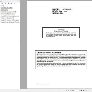 Link Belt Crane HTT 8690XP Operation Manual (1)