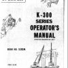 Link Belt Crane K 300 Operation Manual 132A (1)