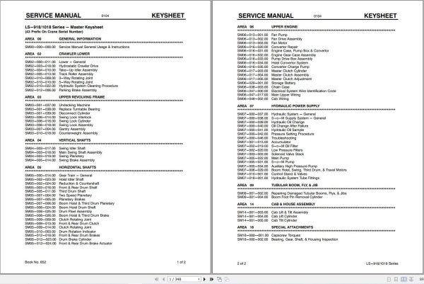 Link Belt Crane LS 1018 Service Manual (1)
