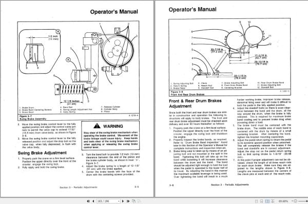 Link Belt Crane LS 108D Operation Manual (2)