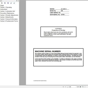 Link Belt Crane LS 108H II Operation Manual (1)