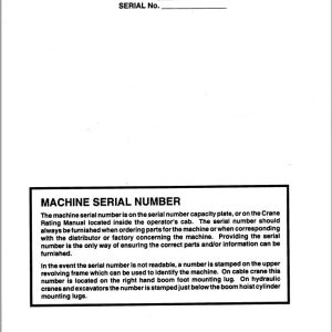 Link Belt Crane LS 118 Operation Manual 261 (1)