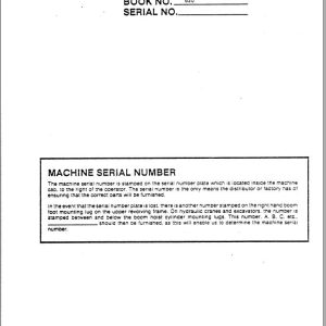 Link Belt Crane LS 128DL Service Manual (1)