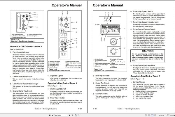 Link Belt Crane LS 138H II Operation Manual (2)