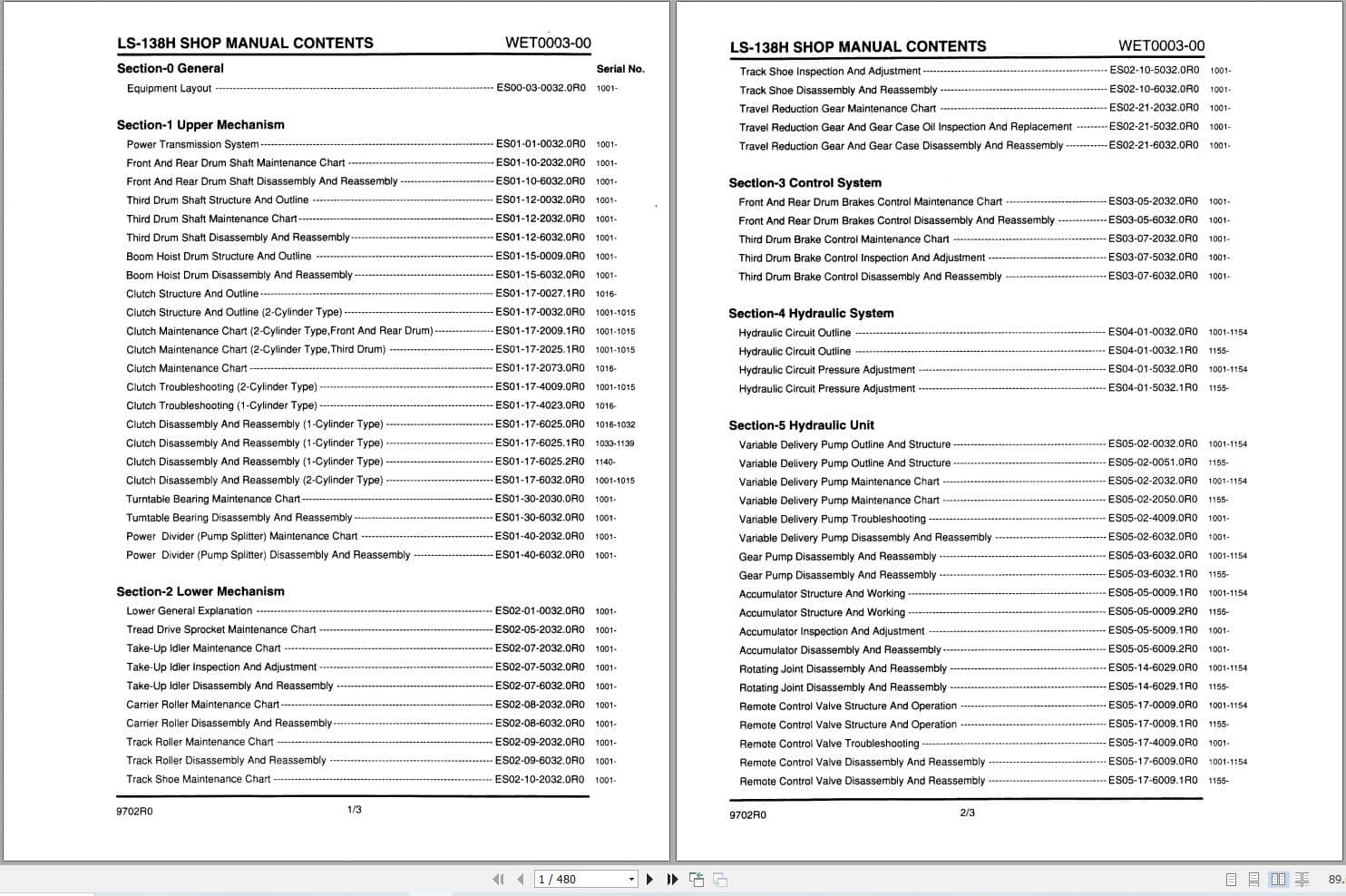 Link Belt Crane LS 138H Service Manual (1)