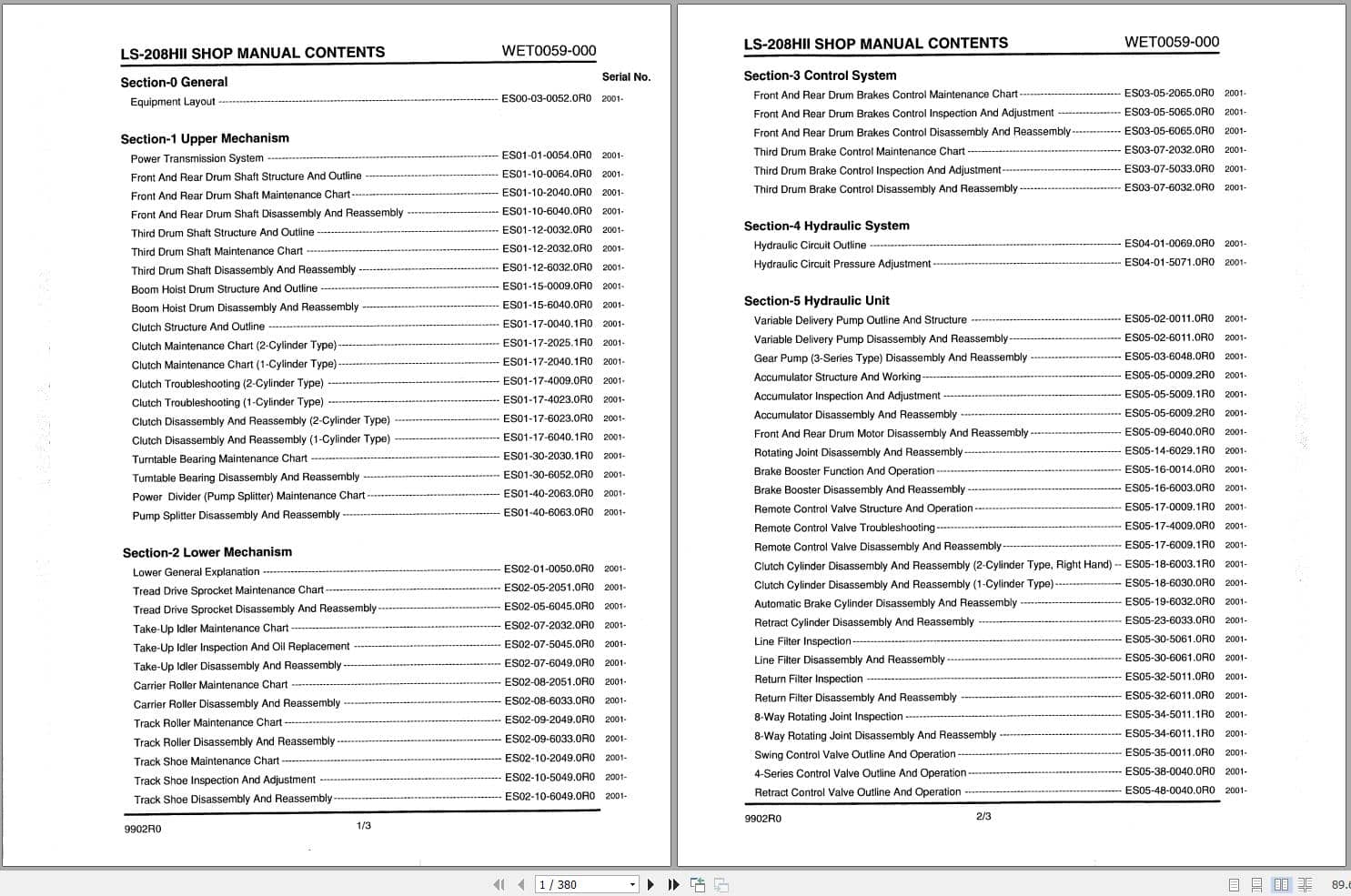 Link Belt Crane LS 208H II Service Manual (1)