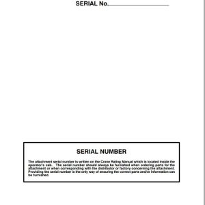 Link Belt Crane LS 218H II Luffing Attachment Operation Manual 966 (1)