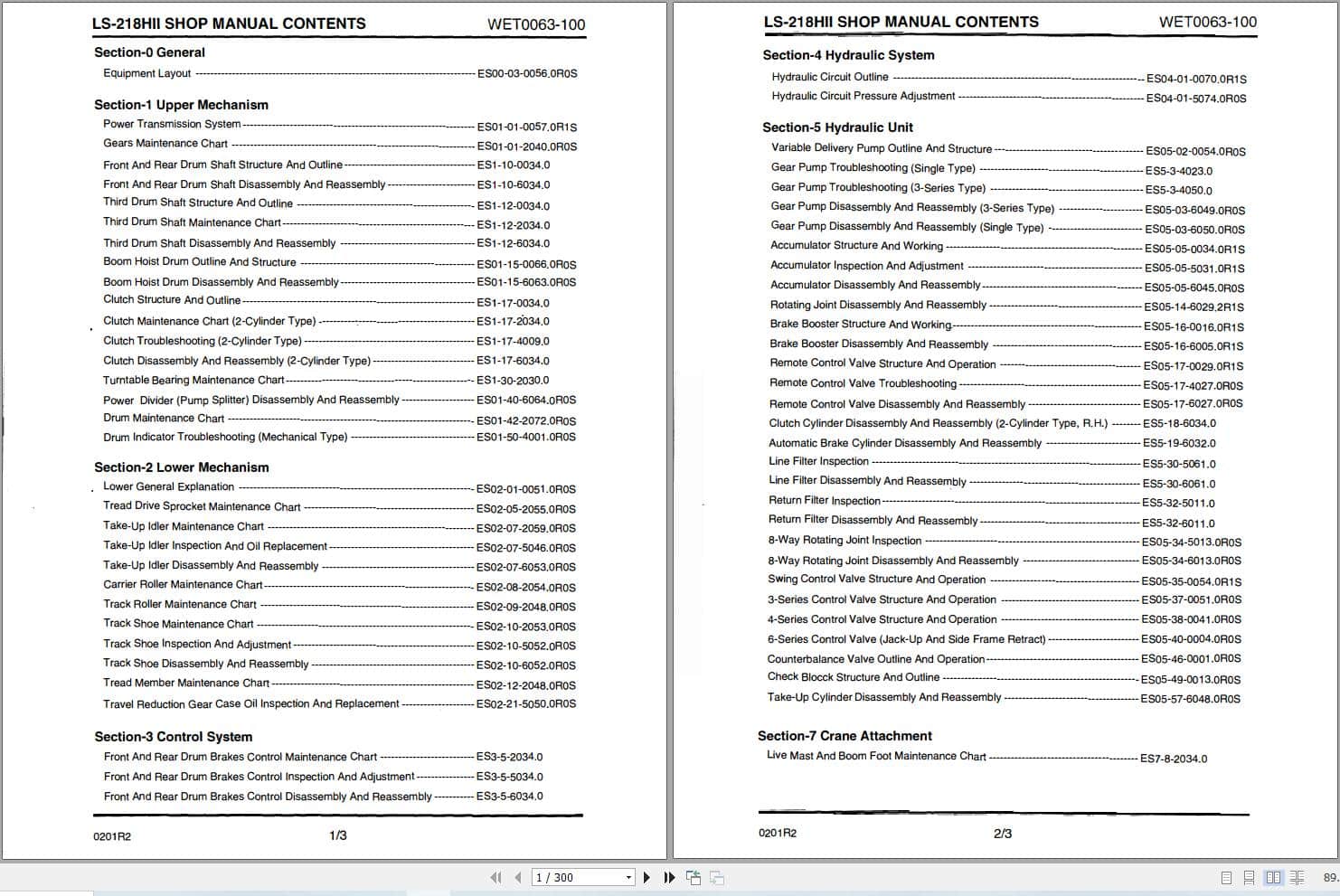 Link Belt Crane LS 218H II Service Manual (1)