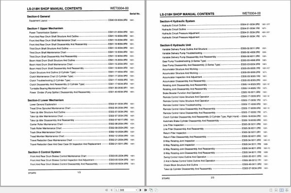 Link Belt Crane LS 218H Service Manual (1)