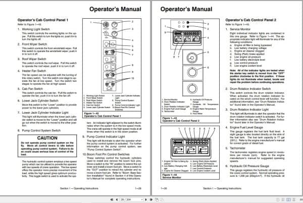 Link Belt Crane LS 238H Operation Manual (2)