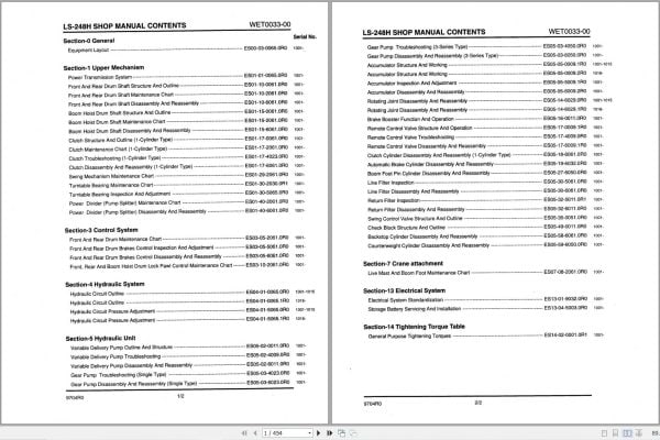 Link Belt Crane LS 248H II Service Manual (1)