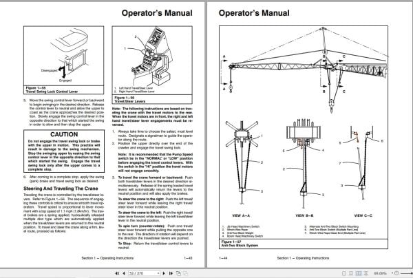 Link Belt Crane LS 308H II Operation Manual (2)