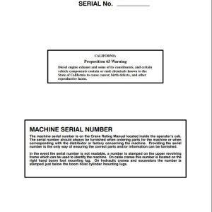 Link Belt Crane LS 408 Operation Manual 165 (1)