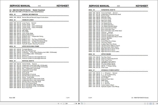 Link Belt Crane LS 408 Service Manual (1)