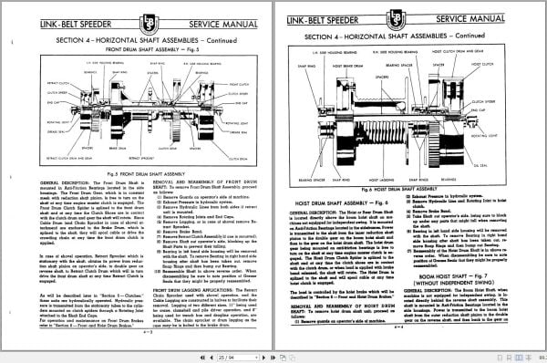 Link Belt Crane LS 51 Service Manual (2)